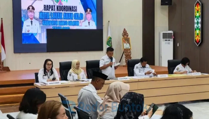 Buka Rakor KLA 2026, Asisten I Setda Barsel Tegaskan Penguatan Komitmen Lintas Sektor