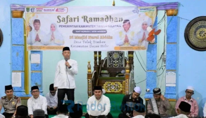 Safari Ramadhan Dusun Hilir, Bupati Barsel Ajak Perkuat Persatuan dan Kepedulian