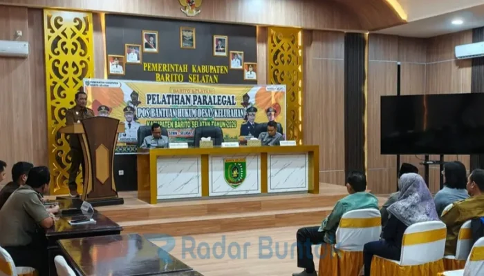 Wabup Barsel Buka Pelatihan Paralegal Desa 2026 untuk Perkuat Akses Bantuan Hukum