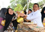 Wabup Barsel Resmikan Gerakan Pangan Murah Jelang Ramadan 1447 H