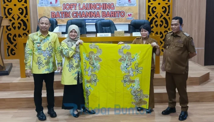 Hadiri Peluncuran Batik Channa Barito, Bupati Barsel Dorong Budaya dan UMKM Lokal