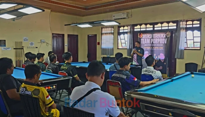 Seleksi Terbuka Atlet Biliar Barsel Dimulai, Bidik Prestasi di Porprov XIII 2026