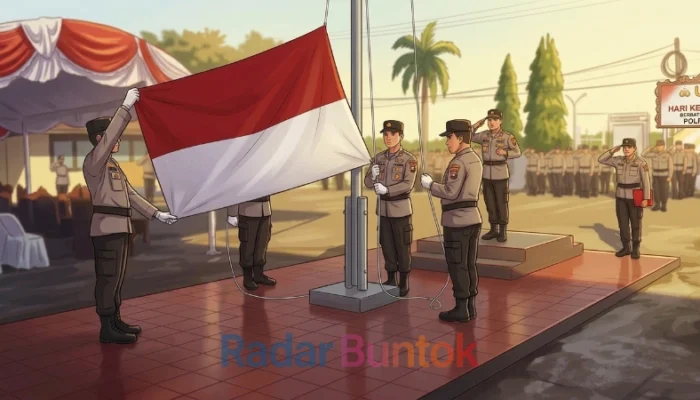 Apel Hadarnas 17 April 2026 di Barsel, Kapolres Tekankan Tanggung Jawab Personel