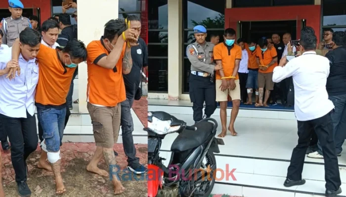 Kedok Stiker Religi Terbongkar! Komplotan Curas–Curanmor Barsel Dibekuk Polisi