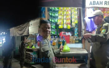 Satpol PP Barsel Patroli POM Mini, Pastikan Harga BBM Eceran Sesuai HET