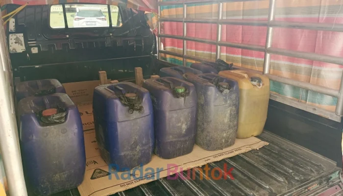 Polres Barsel Gagalkan Pengiriman Ilegal 400 Liter Pertalite Subsidi Tujuan Bartim