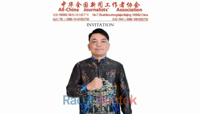 Dari Kalteng ke Beijing, Julius M Sinaga Bawa Misi Pers Indonesia ke Panggung Internasional