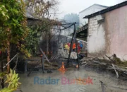 Gudang LPG dan Rumah Warga di Barsel Terbakar