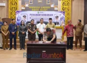 Kapolres Barsel bersama Forkopimda Tandatangani MoU Ketahanan Pangan serta Perlindungan Perempuan dan Anak