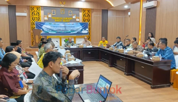 Rakor Reforma Agraria Barsel 2026 Perkuat Kepastian Hukum Tanah dan Dukung Program 3 Juta Rumah