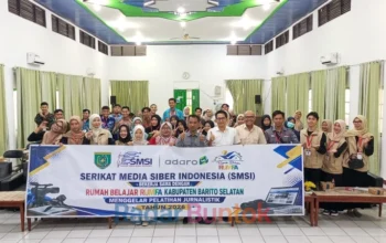 Rumah Belajar Rumfa bersama SMSI Barsel laksanakan lokakarya jurnalisme bagi pegiat literasi
