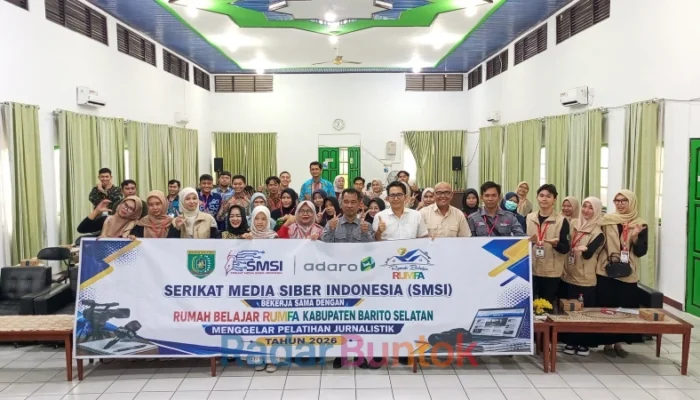 Rumah Belajar Rumfa bersama SMSI Barsel laksanakan lokakarya jurnalisme bagi pegiat literasi
